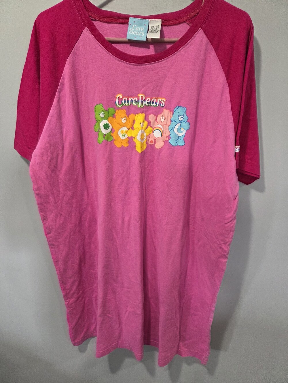 Vintage Y2k Carebears 2x Nightgown